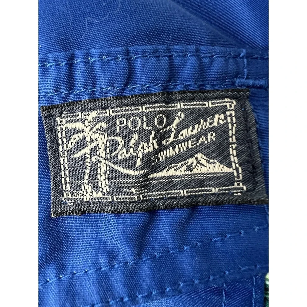 Polo Ralph Lauren Traveler Swim Trunks Men's L Blue Sea Turtle Lined Classic Ex